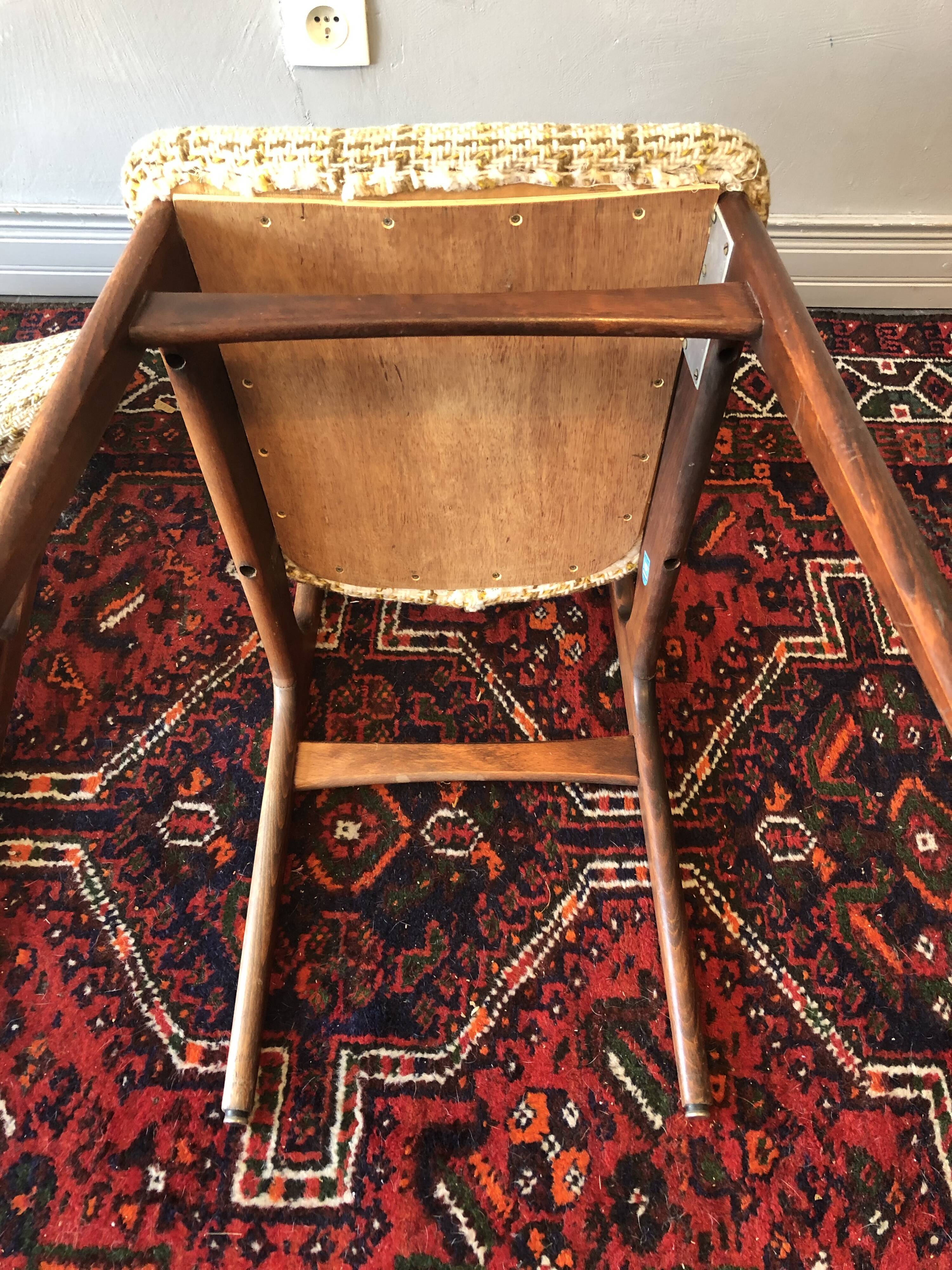 Duo de chaises années 60