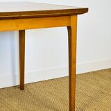 Scandinavian teak dining table with extensions 1960