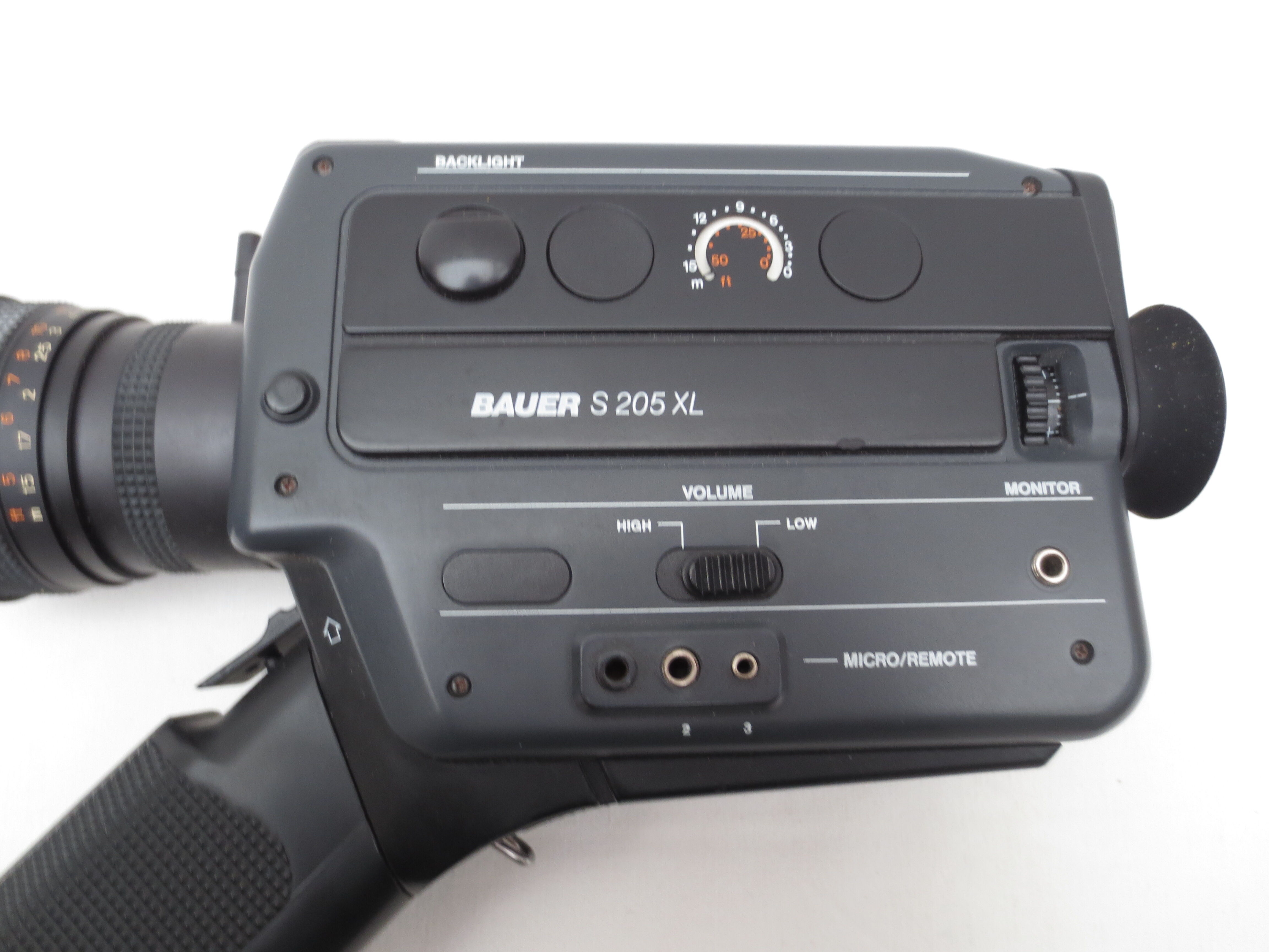 vintage camera super 8 sound brand "bauer"