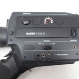 vintage camera super 8 sound brand "bauer"