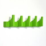 Wall-mounted coat rack in solid wood