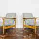 Vintage Armchairs Gfm 142 By Edmund Homa, Gfm, Poland, 1960’s, Set Of 2