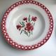 Set of 11 plates signed Mignardises Sarreguemines hand painted decor