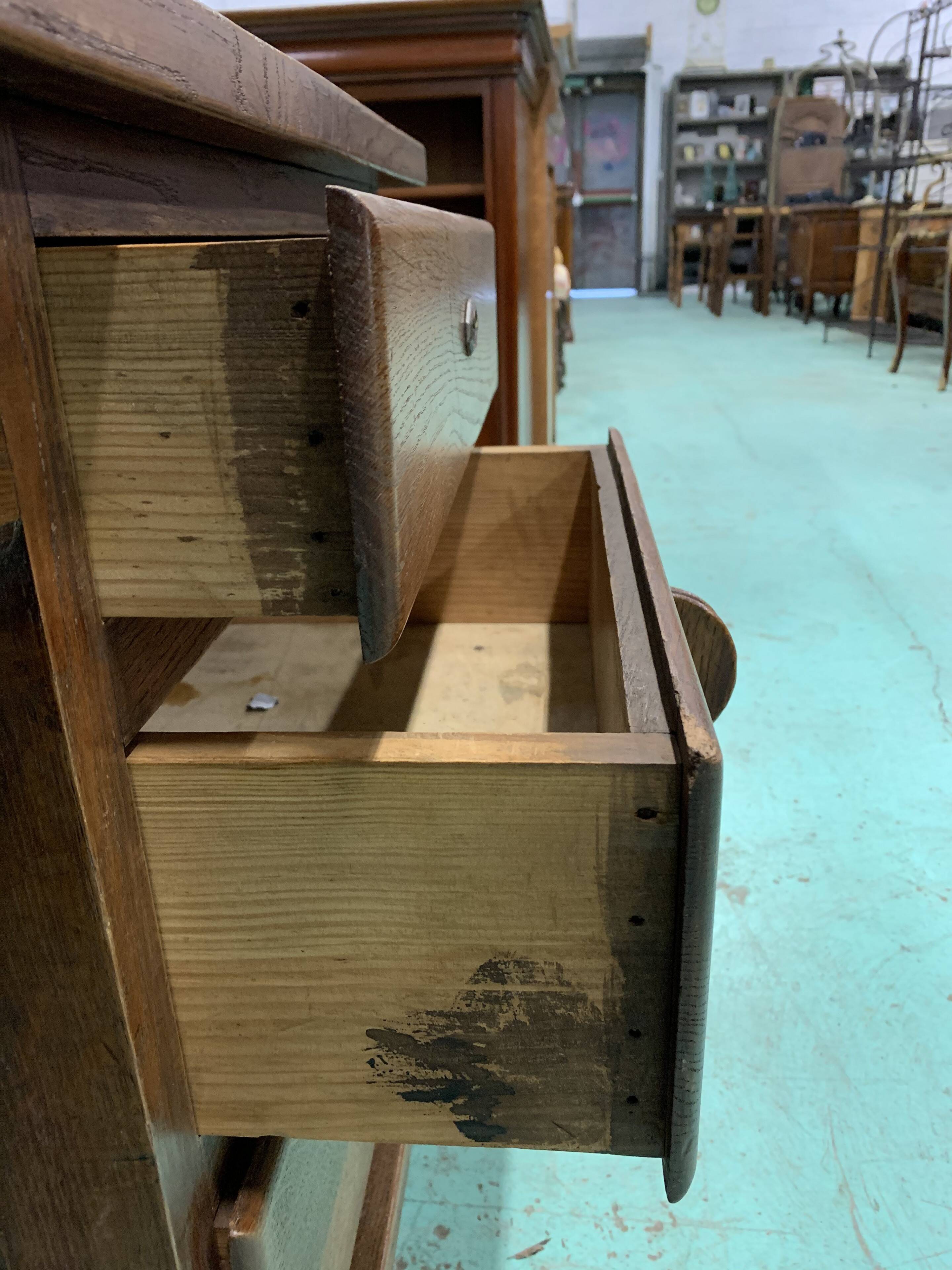 Small oak desk from the 1940s