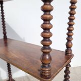 19th century shelf with walnut rosary