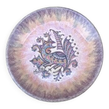 Paul Fouillen Quimper decorative plate