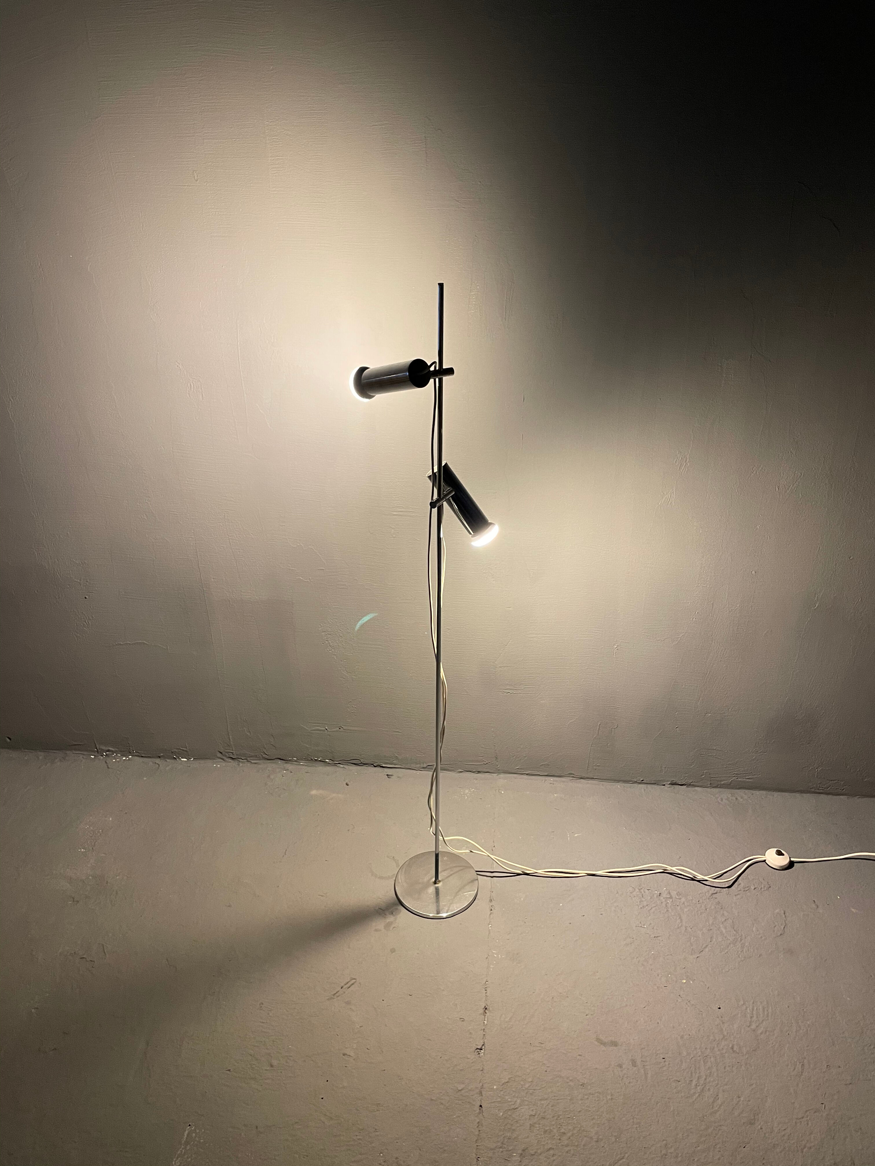 Floor lamp 70s, 2 fires