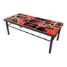 Modernist lava stone ceramic coffee table