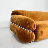 Three-Seater Sesann Sofa by Gianfranco Frattini for Cassina, Italy, 1970s