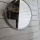 60cm Brushed Aluminum Round Mirror from the 60s