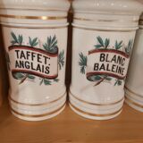 Lot of old medicine jars