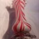 Superb old vase in Clairey mouth-blown glass paste (88)