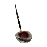 Ashtray and pen holder in Murano glass