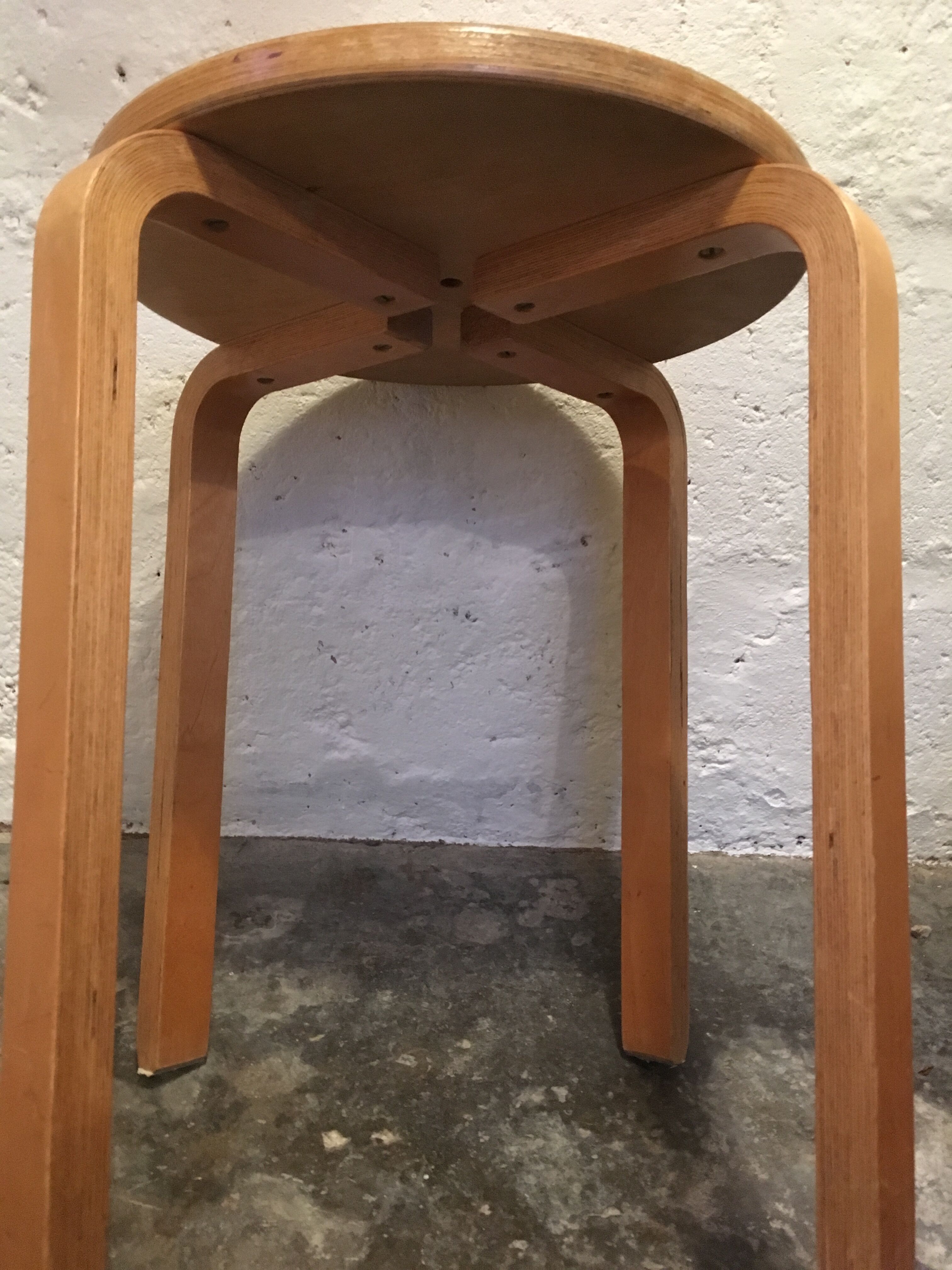 Tabourets by Alvar Aalto , E60 Scandinavian vintage