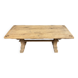 dining table in solid wood and marquetry from the late 19th century