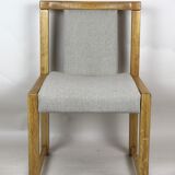 Chaises à manger beige vintage années 1970