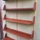 Adjustable shelf in teak, model WK 192, by Dieter Reinhold for WK MÖBEL