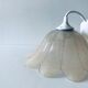 Suspension fleur en verre