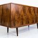 Vintage Walnut Sideboard By Lfm, Poland, 1970s