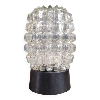 Vintage molded glass wall light - Ceiling light