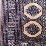 Fine vintage pakistani rug, 160x102 cm turkoman bokhara beige medium