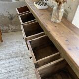 Green patina workshop furniture