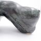 Nude sculpture in bronze-colored terracotta - Signed and dated