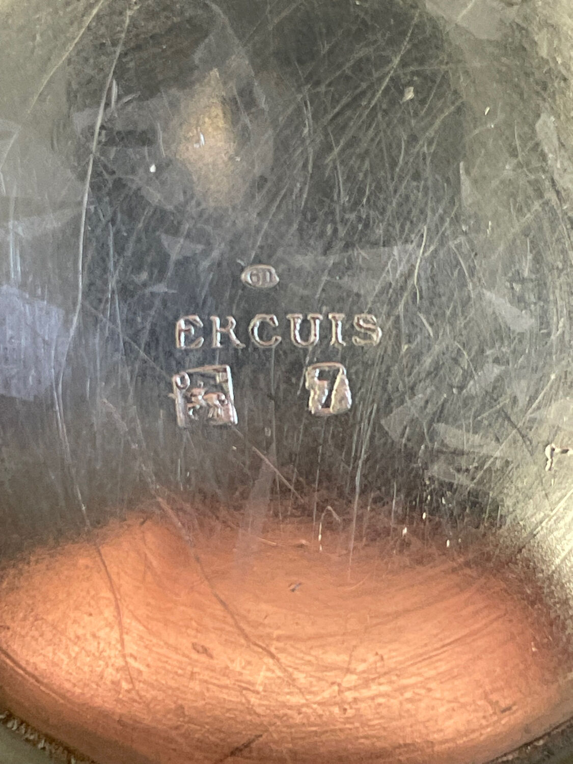 Baptismal timpani in sterling silver