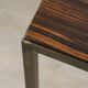 Vintage side table in rosewood & bronze – 1960s
