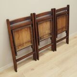 Set of three pine chairs, 1990s, Scandinavian design, manufacture: Denmark