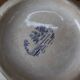 Vintage earthenware soup tureen Sarreguemines Derby series 1920 Blue and white