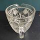 Vintage Belgian glass water jug, VSL