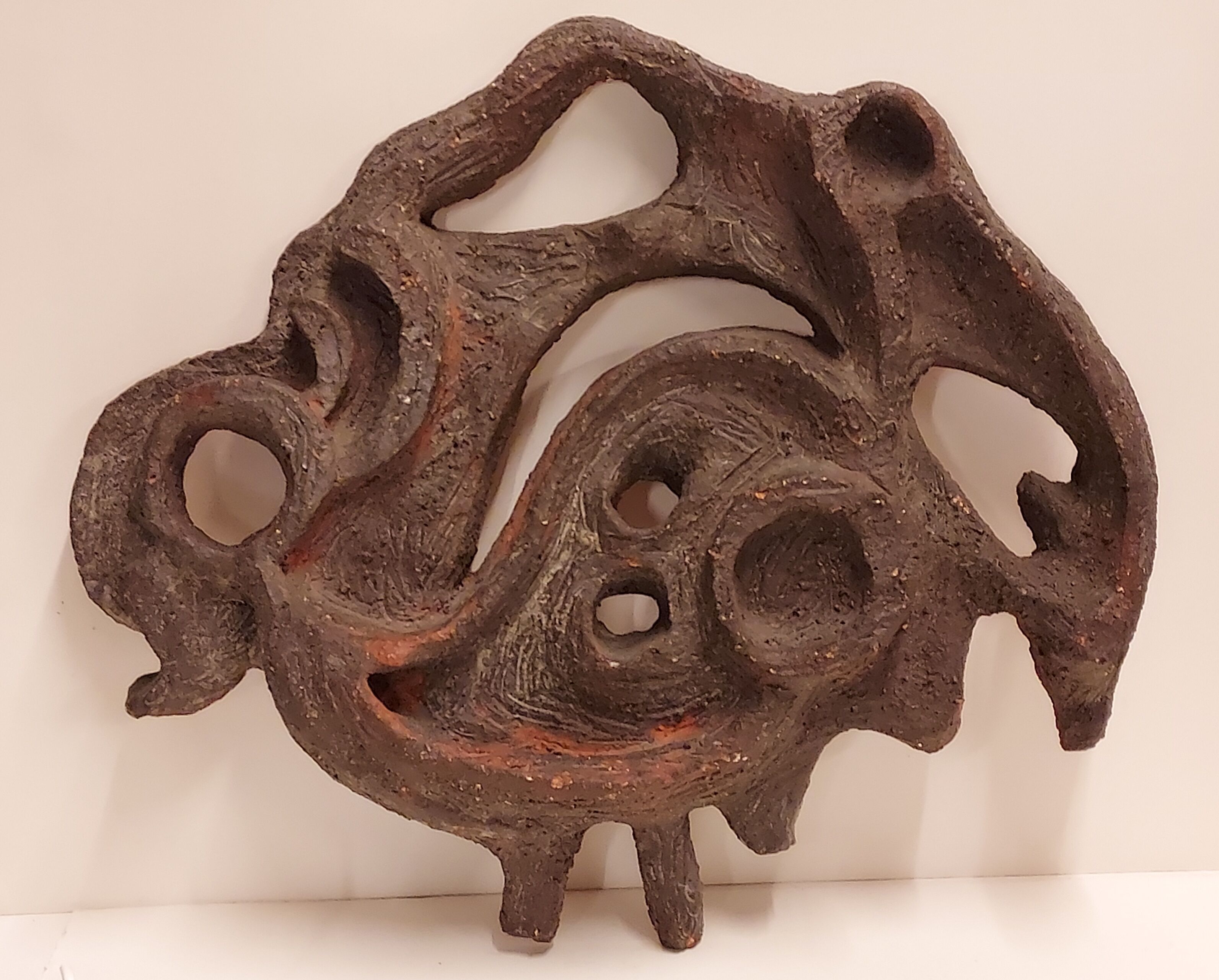 Ceramic wall piece by joop puntman
