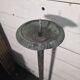Pair of antique candlesticks, 110cm in height.