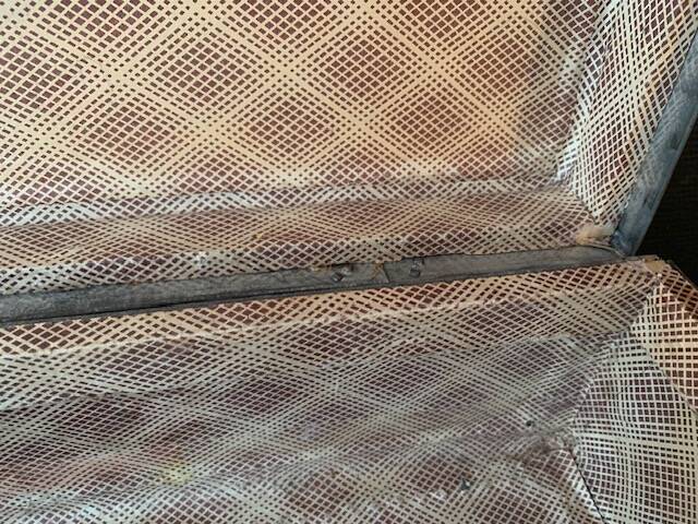 Old travel suitcase and legendary stickers, 1920