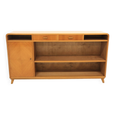 Scandinavian elm console, Swedish modern, Sweden, 1940
