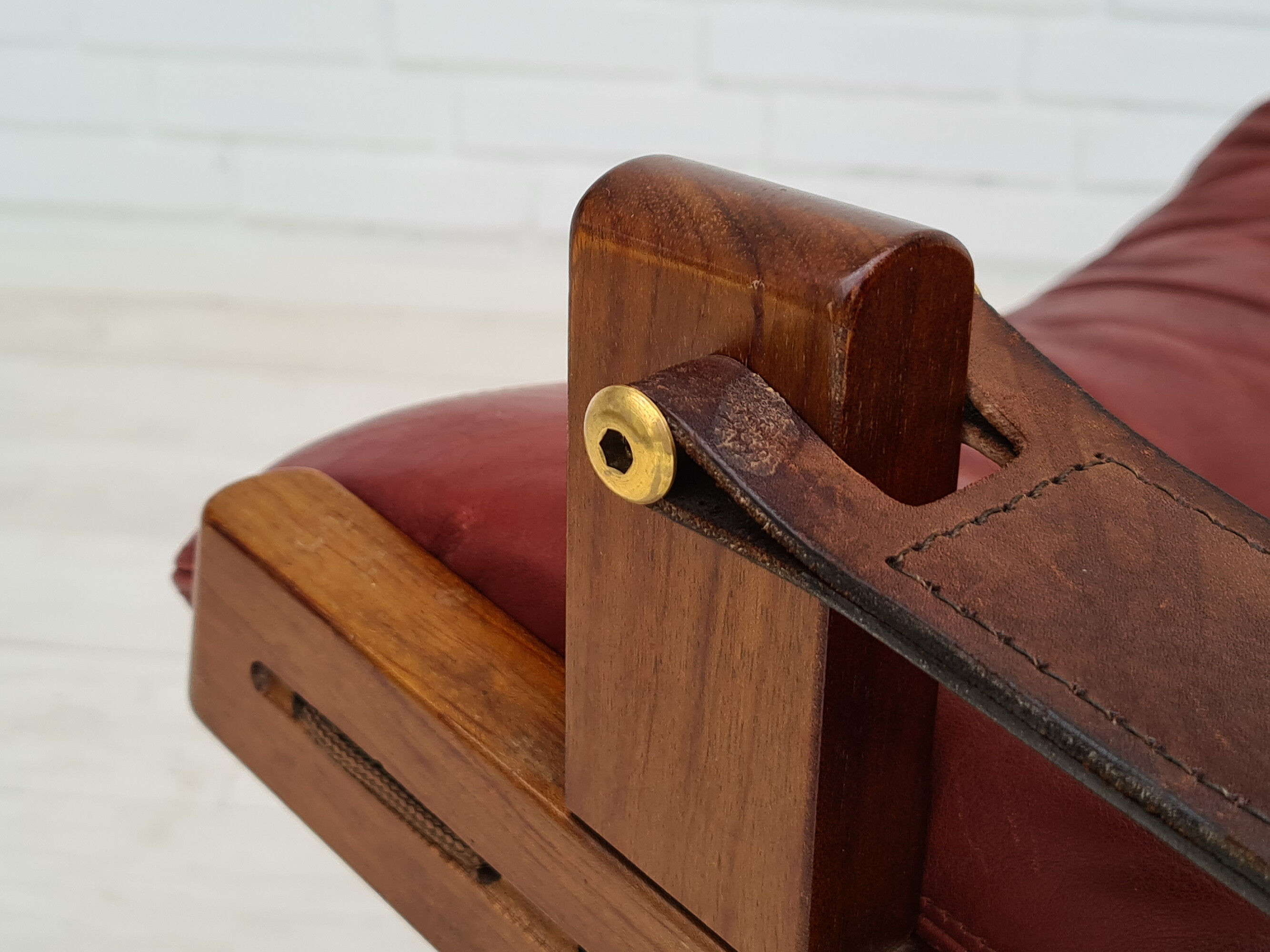 Fauteuil, années 70, teck