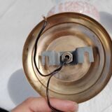 Pair of wall sconces with floral lampshades