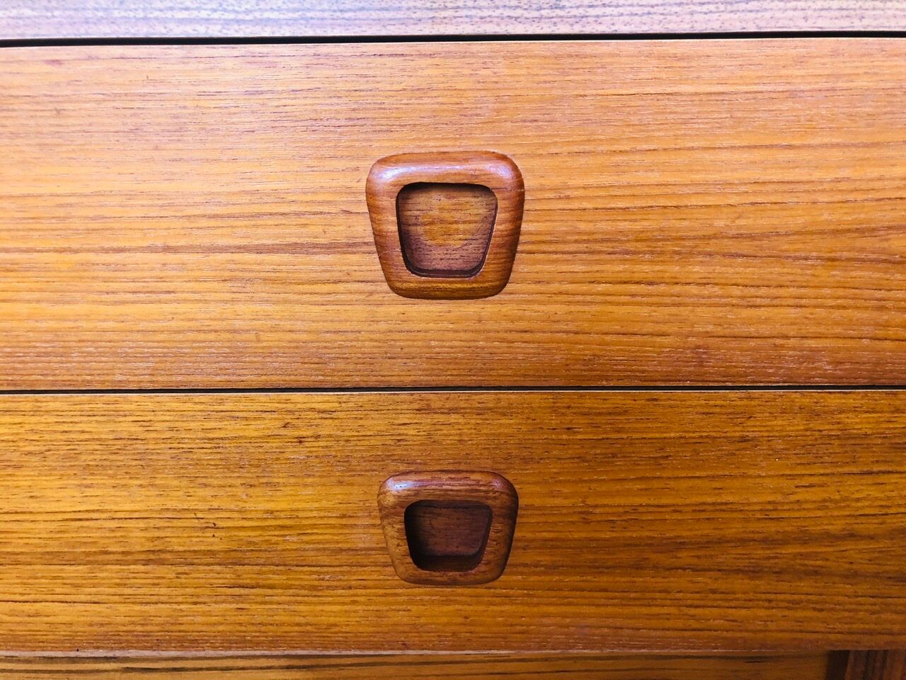 Teak bass row, Scandinavian style circa 60