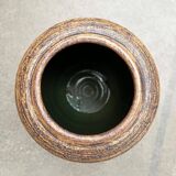 Brutalist mid-century studio ceramic vase by Sybille Karrenberg-Dresler, 1960s.