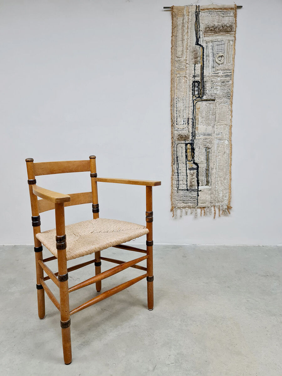 Art Deco rush armchair