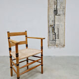 Art Deco rush armchair