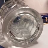 Art Deco cut crystal vase