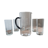 Carafe and 6 glasses Octime
