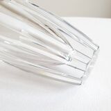 Tulip vase in Swedish crystal 70s
