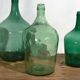 Antique green colored demiurge boxes (c.1920). Set of 3 pieces