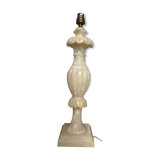 Pied de lampe en albâtre