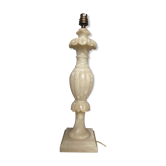 Alabaster lamp foot