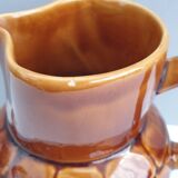 Old Sarreguemines ceramic pitcher