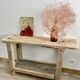 Old wooden workbench